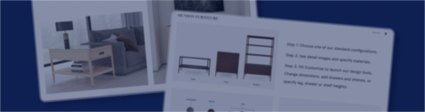 CraftOS – A 3D Modelling Tool for Munson Furniture Clients banner