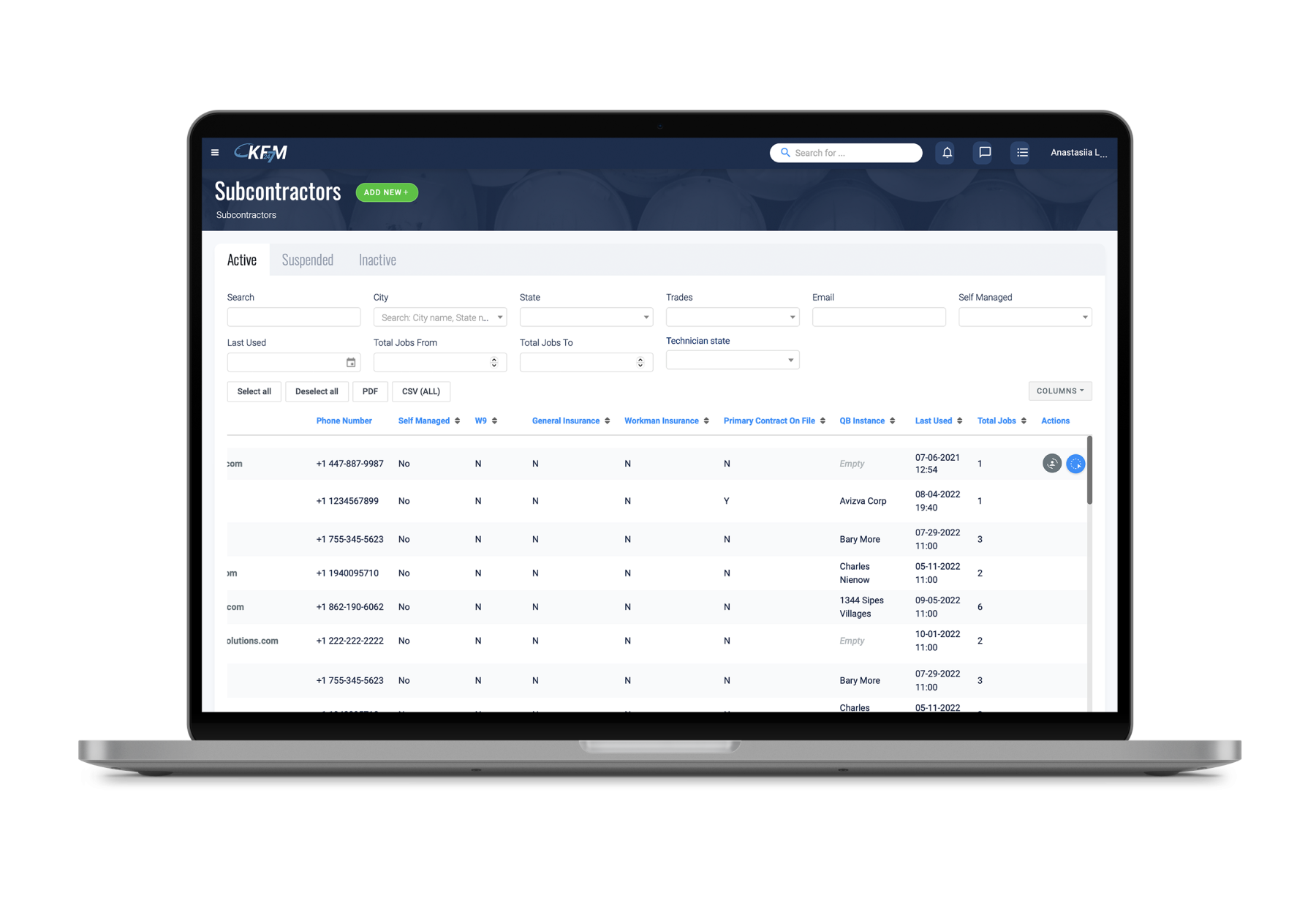 KMF implementation 4