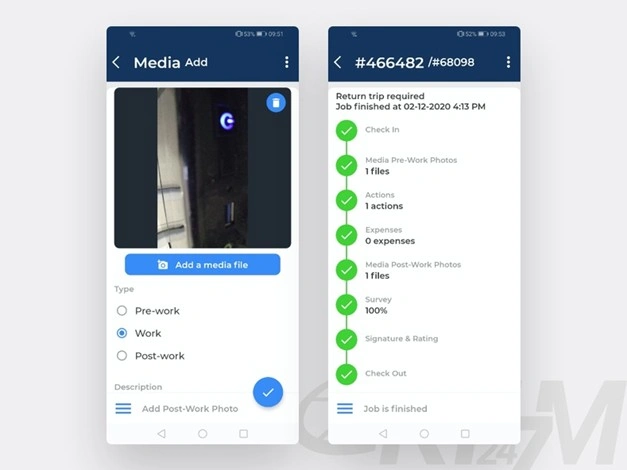 KFM 24/7 mobile app screenshot